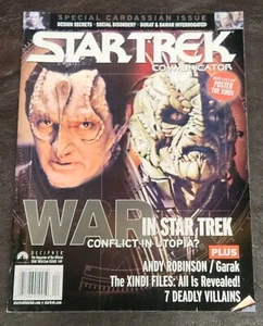 Star Trek Communicator #149, 2004, Deep Space Nine/Garak/Xindi, W/Poster, VG+ - Picture 1 of 8