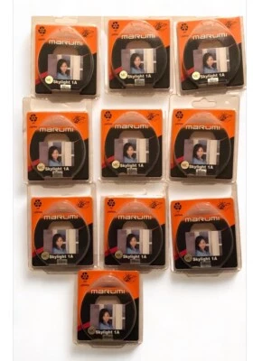 Marumi MC 52mm Skylight 1A Glass Lens Filter 52 mm Japan Lot Of 10 - Image 1 of 4