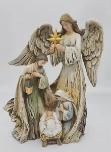 Napco Guardian Angel with Holy Family Nativity Christmas Decoration - Picture 1 of 14