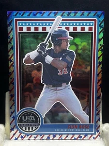 ZION ROSE 2025 Panini Stars & Stripes Baseball /50 STARS RAINBOW Foil sp #42 LOU - Bild 1 von 4