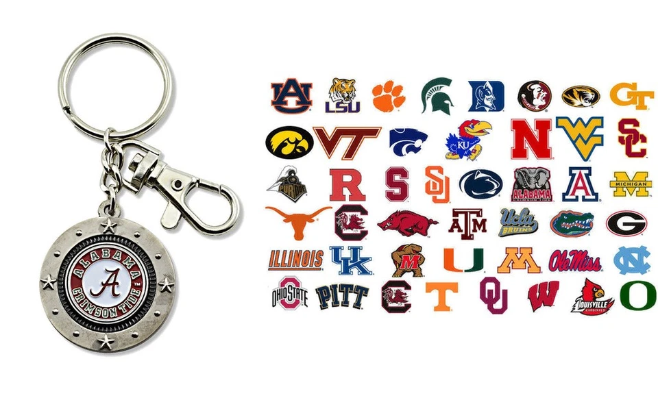 NCAA Impact Keychain - Choose Your Team - Image 1 of 1