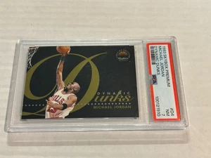 Skybox Premium Michael Jordan Dynamic Dunks 1993-94 #D4 Bulls PSA 7 G3 - Imagen 1 de 2