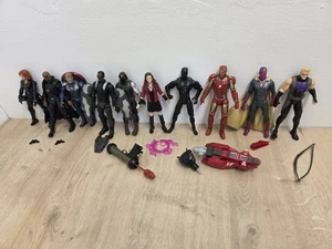3.75 Avengers Figures Bundle Fury Scarlet Witch America Panther Widow Winter - Picture 1 of 4