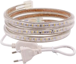 Striscia LED, 2M, Luce Bianco Freddo, 220V SMD 3014, 120 Leds/M, IP67 Impermeabi - Foto 1 di 12