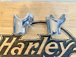 Used Harley-Davidson Stock Chrome Risers for Softail Heritage 55984-07 - Picture 1 of 6