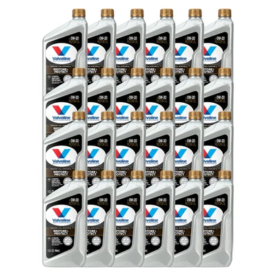 24-PACK Valvoline Restore & Protect Full Synthetic 0W-20 Motor Oil 1 Quart - Image 1 of 4