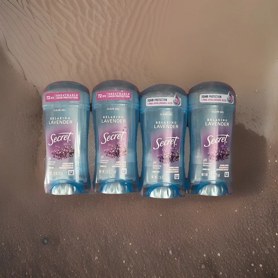 Secret Fresh Clear GEL Antiperspirant Deodorant Luxe Lavender 2.6 Oz