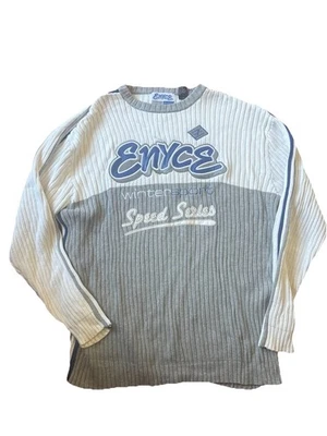 Suéter De Colección Enyce Para Hombre XXL Invierno Deporte Speed Series Azul Blanco Gris Foto 1 de 4
