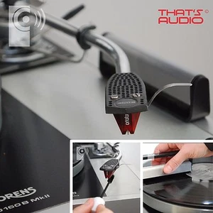 Record Anti-Static Carbon Fibre Brush & Stylus Brush - TURNTABLE CLEANING GIFT - Picture 1 of 11