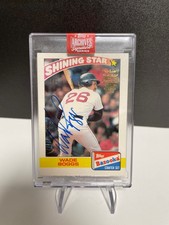 1989 Topps Bazooka #3 Wade Boggs RED SOX HOF SHINING STAR AUTO 1/1 ARCHIVES