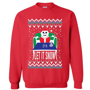 Let it snow Ugly Christmas Sweater Funny coke line santa walmart meme Sweatshirt