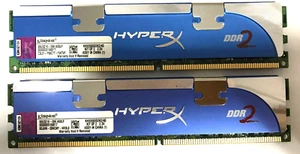 Kingston HyperX 4GB (2x2GB) DDR2 KHX8500D2K2/4G 99U5316-066.A00LF Kit of 2#R2382 - Bild 1 von 2