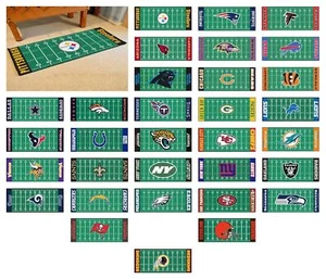 NFL - Football Field Runner Football Team Logo 30" x 72" - Picture 1 of 68