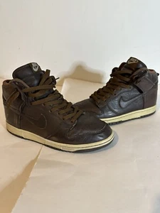 Size 8 - Nike Dunk High Premium Brown - 312786-222 - Picture 1 of 9