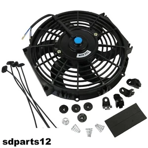 25cm Ventola Elettrica Convogliatore Raffreddamento Radiatore Auto Moto 10'' - Imagen 1 de 7
