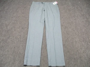 Penguin Pants Mens 32 Green Blue Plaid Osmans Straight Leg 32x32 - Picture 1 of 10
