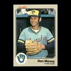 Don Money 1983 Fleer Milwaukee Brewers #41 Nm-Mt Vintage!