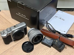 Fujifilm Mirrorless Digital Camera X-A5 Lens Kit Silver MILC Used - Picture 1 of 7