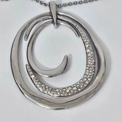 Colar pingente declaração cristal incrustado pavê Alexis Bittar 30" - Imagem 1 de 4