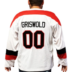 Clark Griswold Hockey Jersey Christmas Vacation 00 Xmas Movie Chicago Griswald - Picture 1 of 5