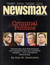 NEWSMAX MAGAZINE JANUARY 2018 CRIMINAL POLITICS, TRUMP AGENDA... RESOLUTIONS