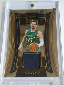 2020 Select Luka Doncic #PATCH Game Worn Jersey Swatch - Ready to Grade - Picture 1 of 2