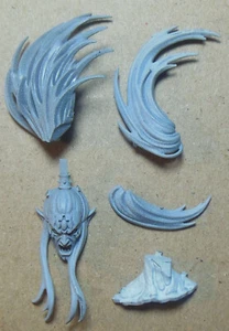 Aeldar Eldar - Avatar of Khaine - Desnuda Cabeza Melena Salvaje Nudo Superior (a) Bits Bitz 40K - Imagen 1 de 1
