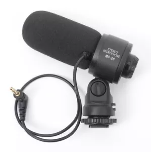 Stereo Microphone MP-28 Professional On Camera Stereo Microphone Replacement - Picture 1 of 6