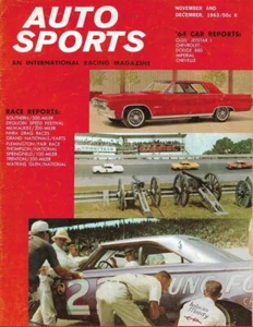 AUTO SPORTS 1963 NOV/DEC - INTERNATIONAL RACING, '64 CARS/JETSTAR I, DODGE 880* - Imagen 1 de 1