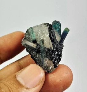 Matriz de turmalina natural de 62,10 quilates cruda, matriz áspera/turmalina piedra preciosa - Imagen 1 de 6