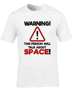 Weltraum Herren T-Shirt lustig Planeten Astronaut Raketen Galaxie Wissenschaft coole Geschenkidee - Bild 1 von 2