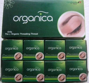 8 Spools x 300m Vardhaman Organica Organic Cotton Eyebrow Threading Thread - Picture 1 of 2