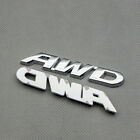Chrome Metal AWD Car Trunk Rear Fender Emblem Badge Decal Sticker 4WD SUV V6 3D