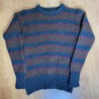 Boston Traders Women?s Naturally Distressed Striped Y2K  Emo Sweater  XS- Small