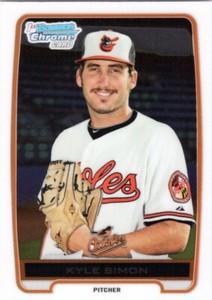 2012 Bowman Chrome Prospects #BCP56 Kyle Simon Baltimore Orioles