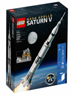 LEGO 21309 Ideas NASA Apollo Saturn V - Brand New In Box - Retired Set - Image 1 of 4