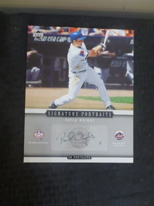 2005 UD Upper Deck Signature Portraits David Wright Mets Autograph 8x10 - Bild 1 von 2