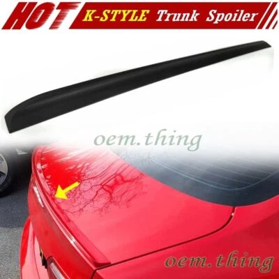 Окрашенный спойлер закраина заднего багажника 318i подходит для седана BMW E36 3-й серии стиль K 1998 - Изображение 1 из 4