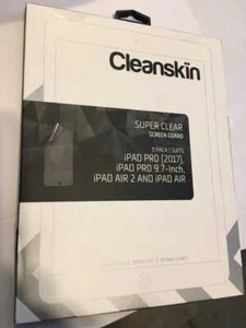 CleanSkin Super Clear Screen Guard Triple Pack - Apple iPad Air, Air 2 & Pro 9.7 - Picture 1 of 2