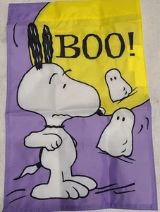 Bandera de jardín Snoopy "BOO" 12”x 18” - Imagen 1 de 1