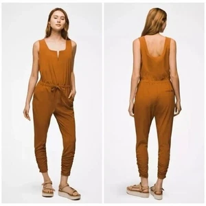 Prana Railway tuta smanicata donna taglia M colore argilla elasticizzata.Tasche,NUOVA - Foto 1 di 13