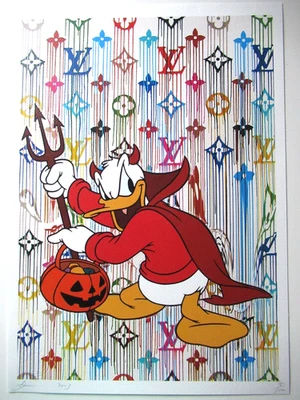 DEATH NYC (1979) SIEBDRUCK VON 2023 ORIGINAL HAND SIGNIERT, NUMMERIERT 32x45cm - Bild 1 von 4