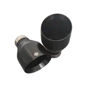 2 TERMINALI SCARICO ACCIAIO INOX 51mm - 130mm STELVIO Alfa Romeo FINALINI - Afbeelding 1 van 5