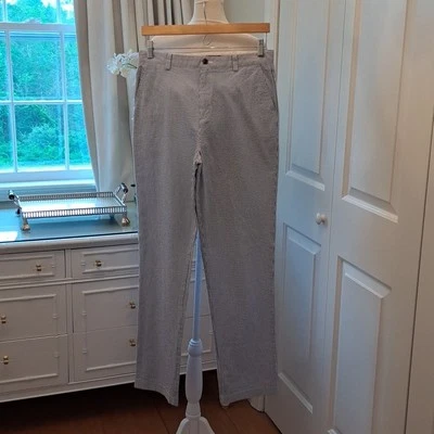 Brooks Brothers Teen Boys Classic Cotton Blue/White Seersucker Pants S-20 - Image 1 of 4