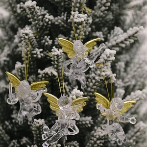 Dauerhaft Anhänger Des Engels Anhänger Schön Weihnachtsbaumdekorationen - Picture 1 of 12