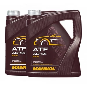 8 (2x4) Liter MANNOL AG 55 Automatik Getriebeöl/ ATF Öl/ für ZF 6 HP/ VW - Bild 1 von 4