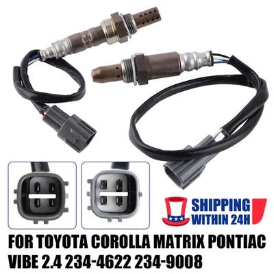 Kit de 2 piezas sensor de oxígeno aguas arriba aguas abajo 2,4 L Fit 2009-2010 Pontiac Vibe​ Nuevo Foto 1 de 4