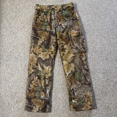 VTG Fox Point Sportswear MENS 30 Polyester Lined Fleece Camo Pants Hunting 90s - Image 1 of 4