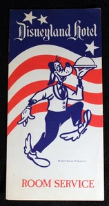 Disneyland MENU 1976 Hotel Room Service American USA Bicentennial Disney Vault - Picture 1 of 11