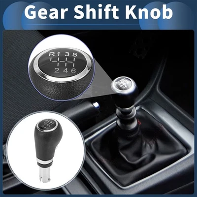 6 Speed Manual Gear Shift Knob for Chevrolet Trax 2013-2020 Plastic Faux Leather Foto 1 de 4